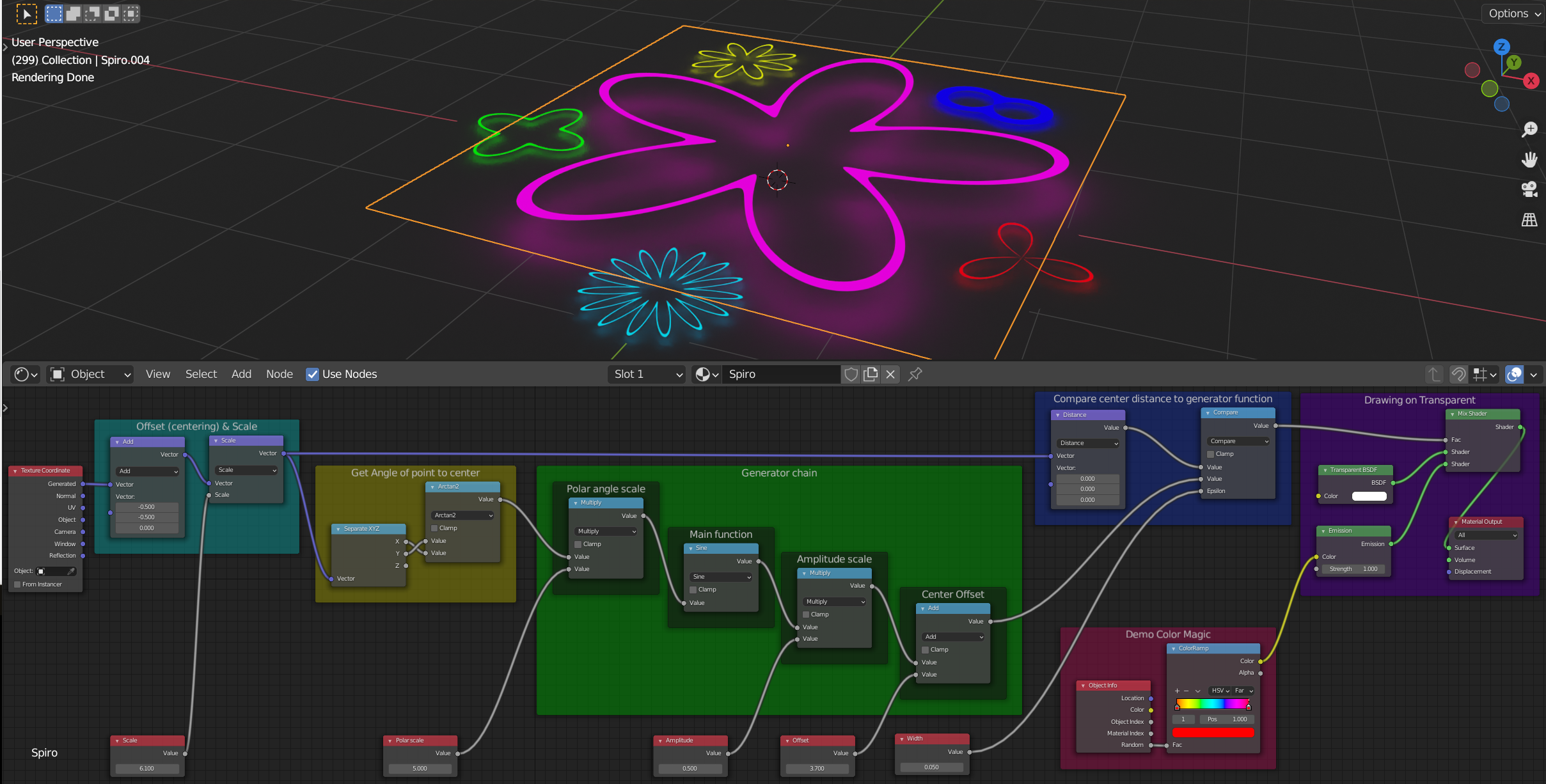 Easy Spirograph Shader preview image 3